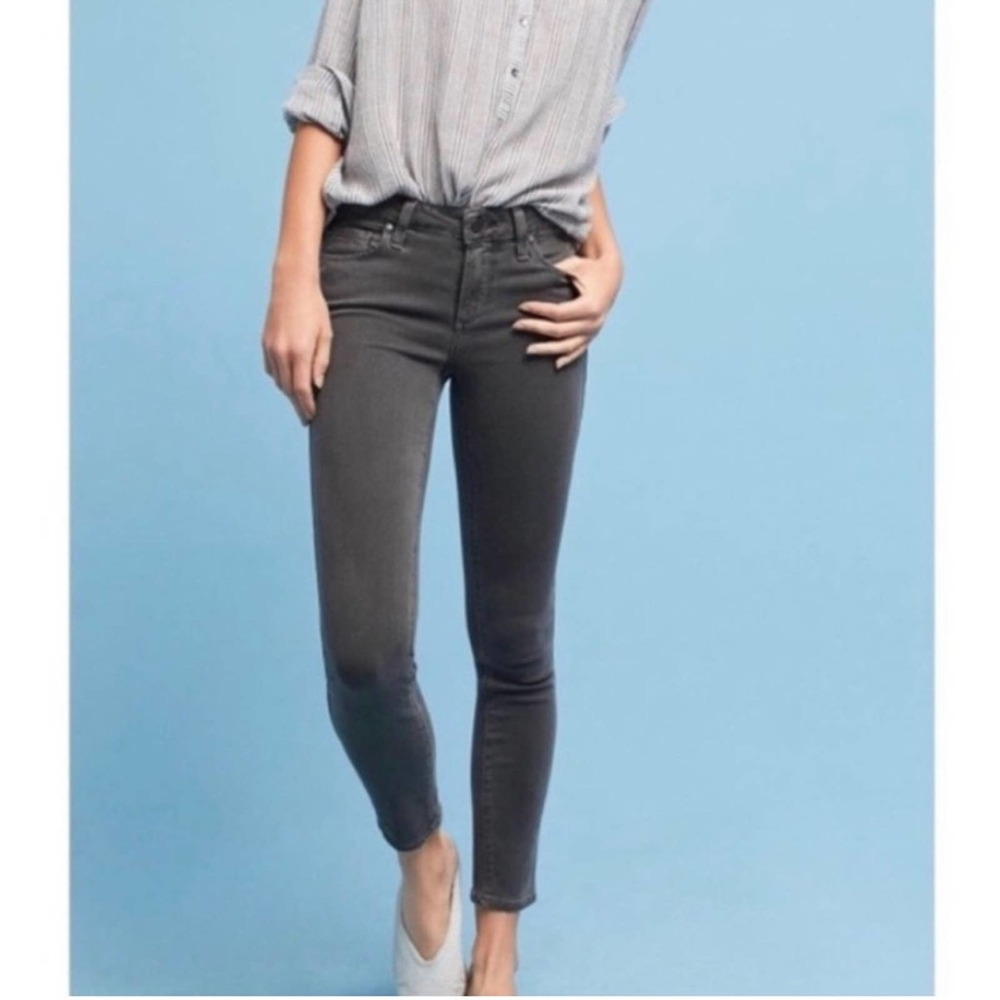 Paige Verdugo Ankle Jeans in Smoke Grey size 25